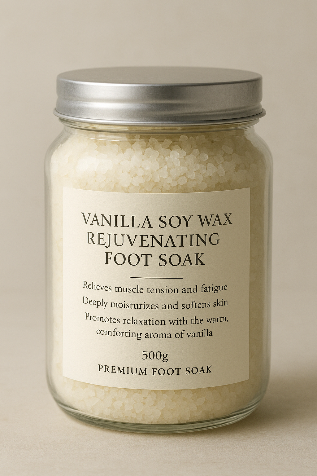 Vanilla Soy Wax Rejuvenating Foot Soak